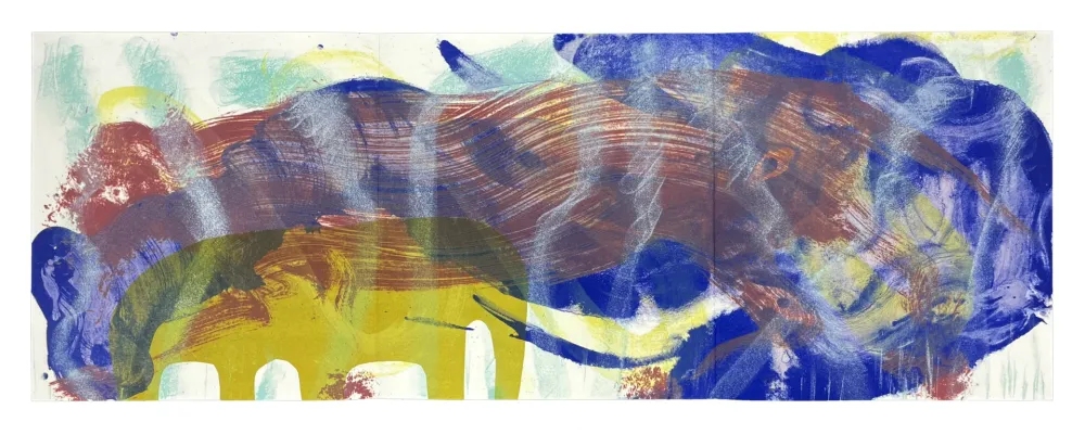 Lithographie Barcelo - L’Éléphant