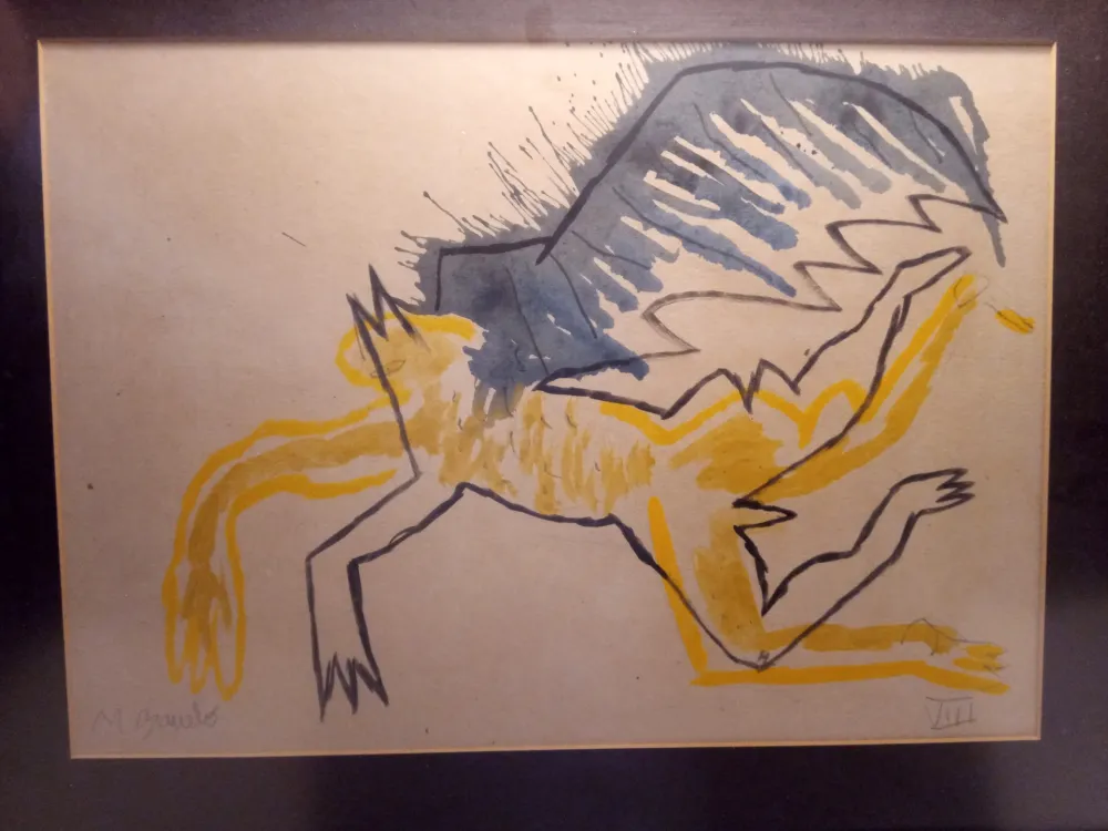 Keine Technische Barcelo - Original drawing - Mixed technique