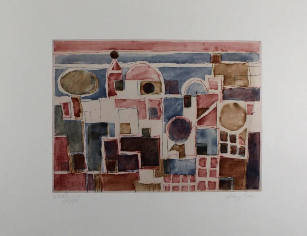 Radierung Und Aquatinta Bargheer - Forio d'Ischia