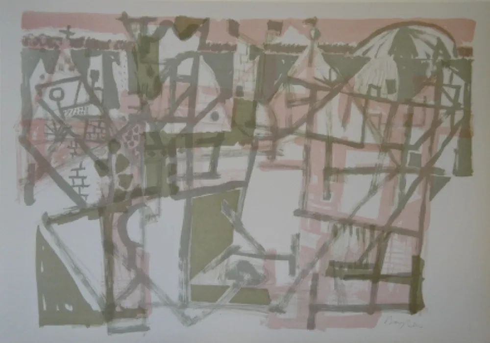 Lithographie Bargheer - Untitled