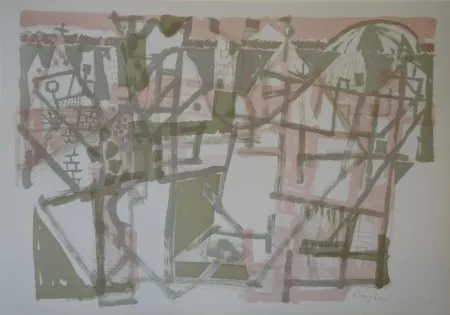 Lithographie Bargheer - Untitled