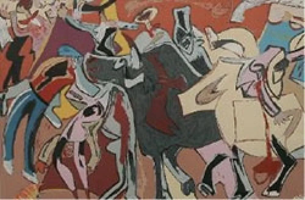 Siebdruck Barjola  - Tauromaquia