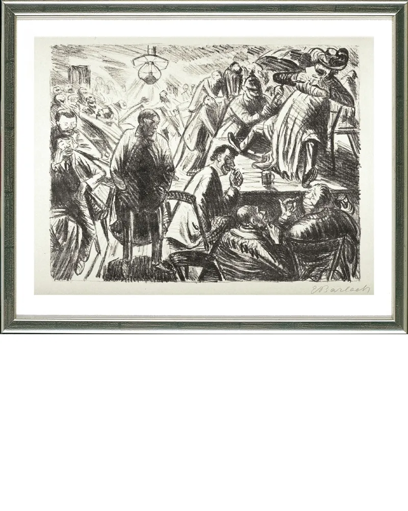 Lithographie Barlach - Frau Venus, 1919