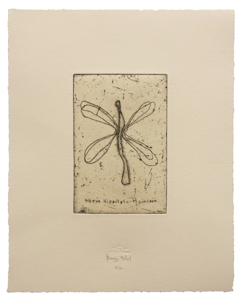 Radierung Baroja-Collet - 46 Rue Hippólyte-Maindron