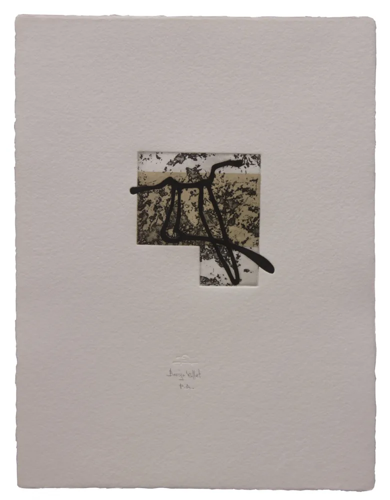 Radierung Und Aquatinta Baroja-Collet - Animal