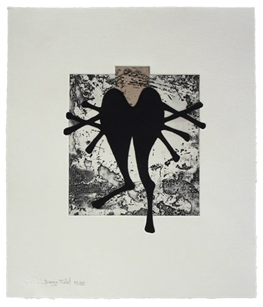 Radierung Und Aquatinta Baroja-Collet - El beso