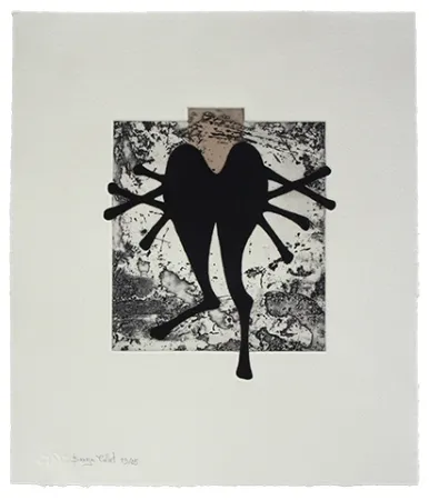 Radierung Und Aquatinta Baroja-Collet - El beso