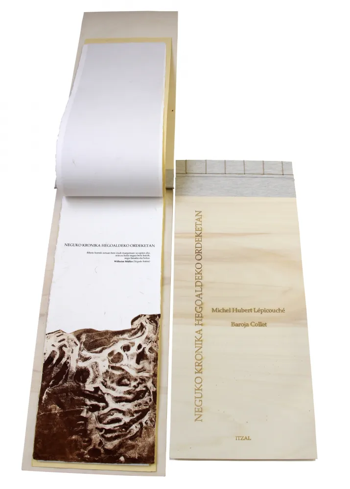 Illustriertes Buch Baroja-Collet - Neguko kronika hegoaldeko ordeketan