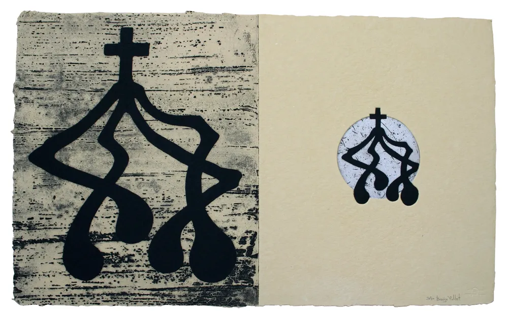 Radierung Und Aquatinta Baroja-Collet - Pareja II