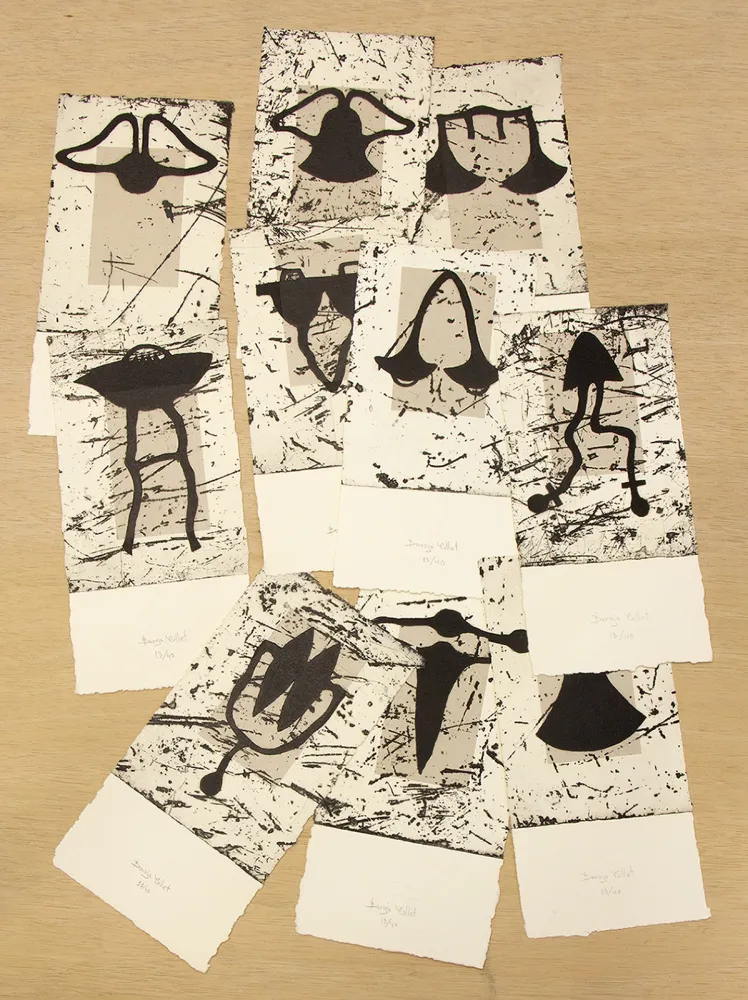 Radierung Und Aquatinta Baroja-Collet - Serie Debatik