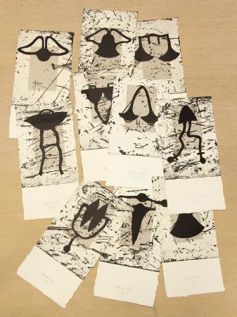 Radierung Und Aquatinta Baroja-Collet - Serie Debatik