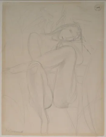 Keine Technische Barraud - Sitzender weiblicher Akt