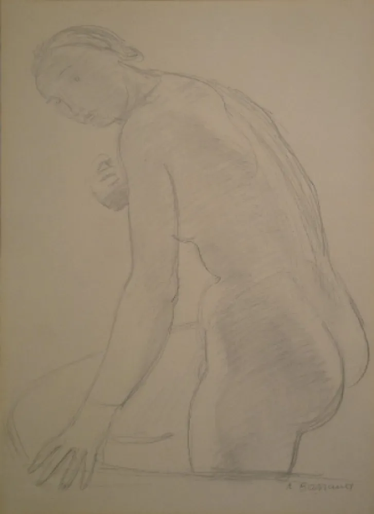 Keine Technische Barraud - (Stehender weiblicher Akt)