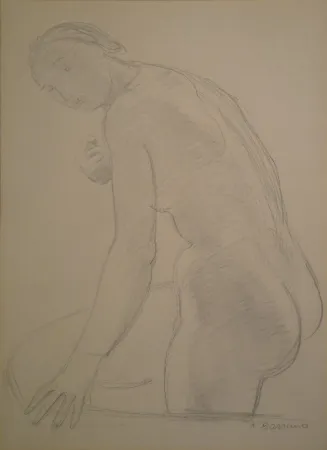 Keine Technische Barraud - (Stehender weiblicher Akt)