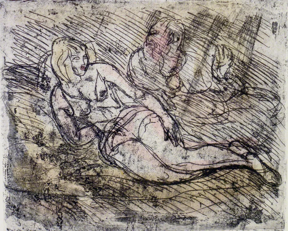 Radierung Bartolini - L'Aretino