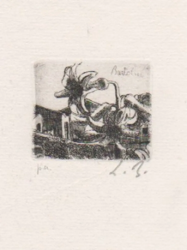 Radierung Bartolini - Senza titolo