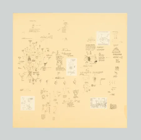 Siebdruck Baruchello - Senza titolo