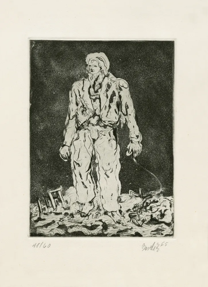 Radierung Und Aquatinta Baselitz - 