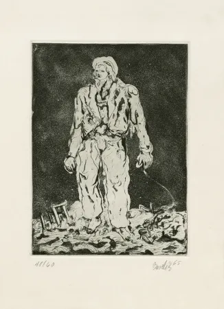 Radierung Und Aquatinta Baselitz - 