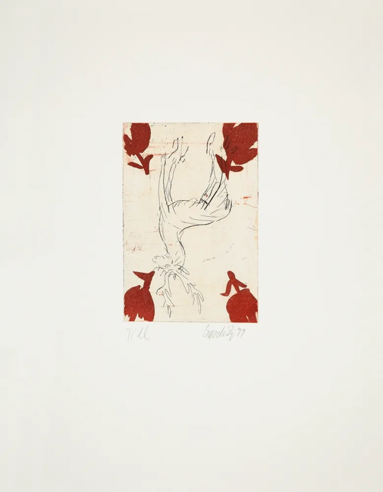 Radierung Und Aquatinta Baselitz - 