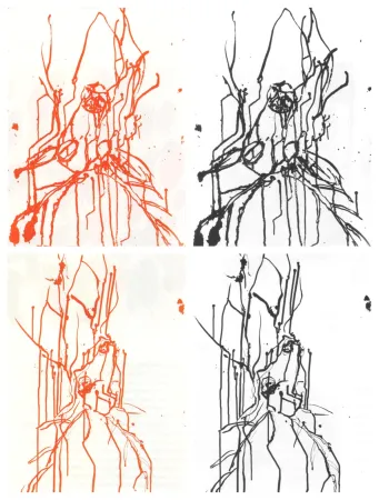 Radierung Und Aquatinta Baselitz - Hirsche (set of 4)