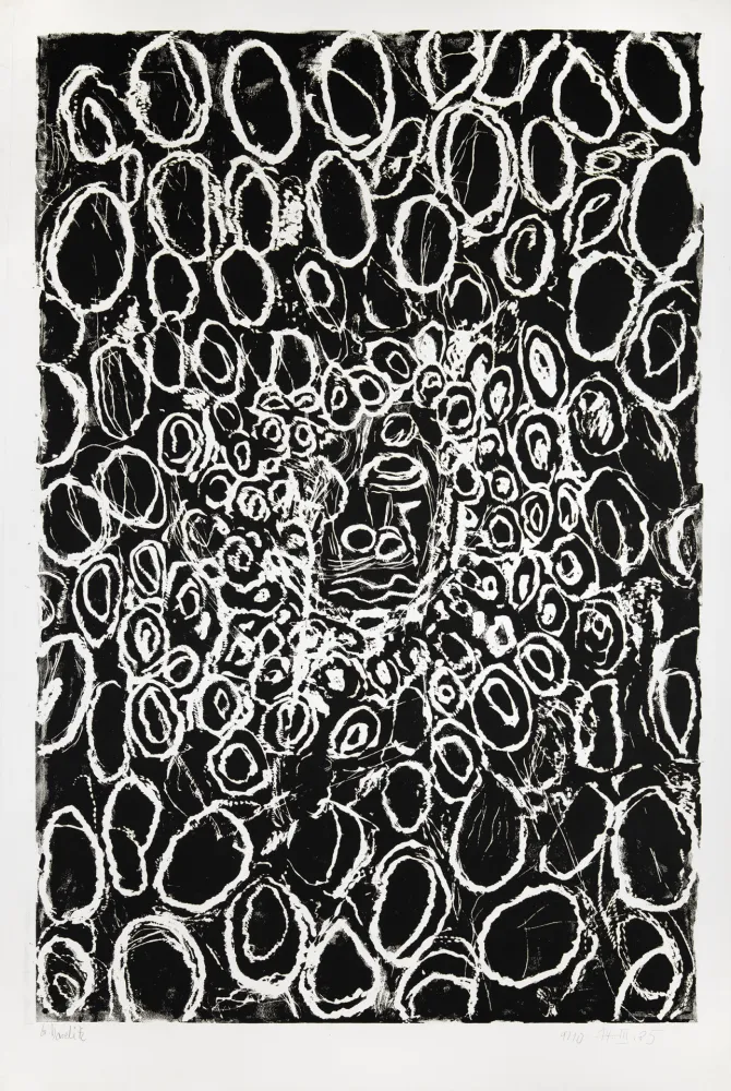 Holzschnitt Baselitz - Kopfe