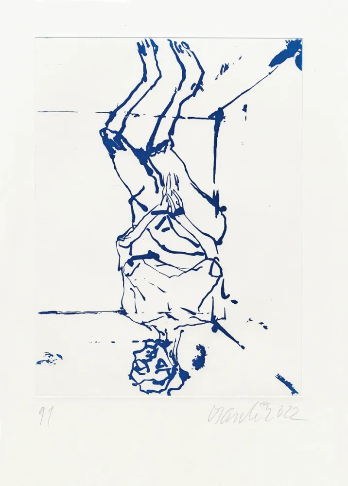 Radierung Und Aquatinta Baselitz - 
