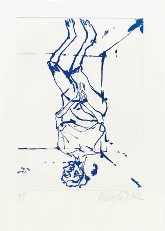 Radierung Und Aquatinta Baselitz - 