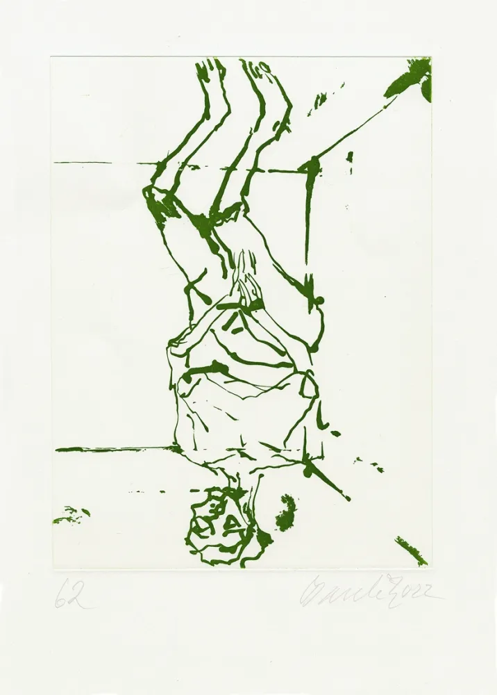 Radierung Und Aquatinta Baselitz - 