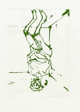 Radierung Und Aquatinta Baselitz - 