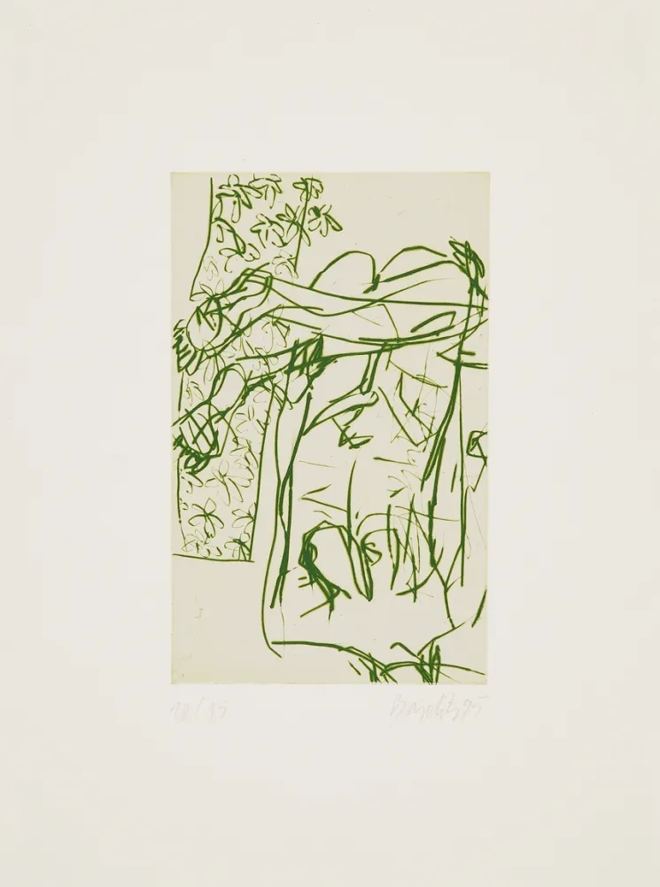 Kaltnadelradierung Baselitz - Sheet 6 from 
