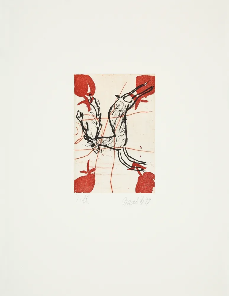 Kaltnadelradierung Baselitz - 