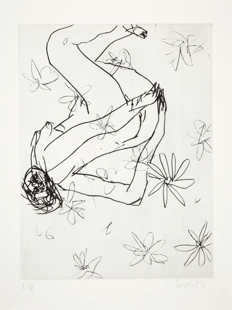 Kaltnadelradierung Baselitz - 