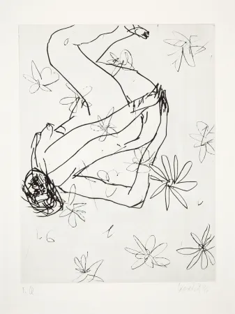 Kaltnadelradierung Baselitz - 