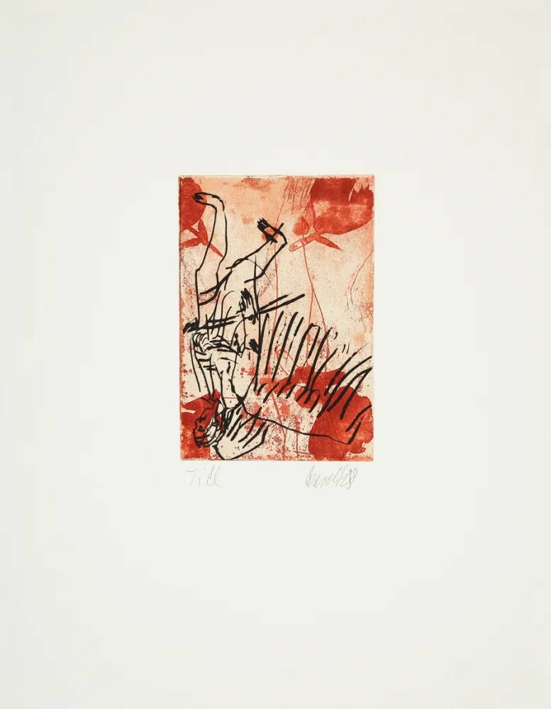 Kaltnadelradierung Baselitz - 