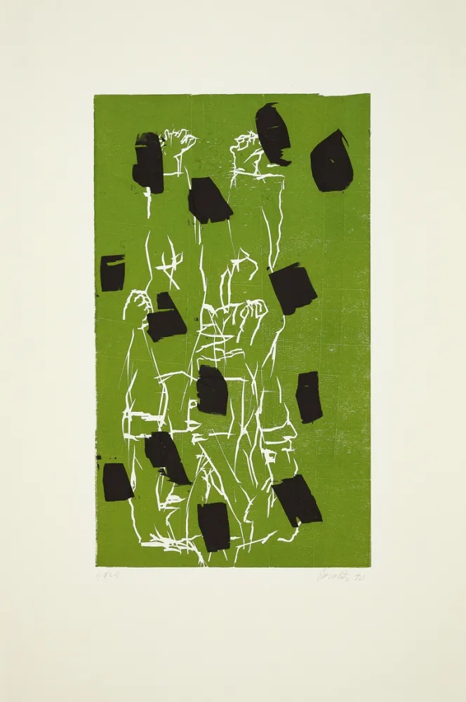 Holzschnitt Baselitz - 