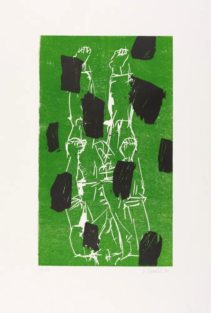 Holzschnitt Baselitz - 