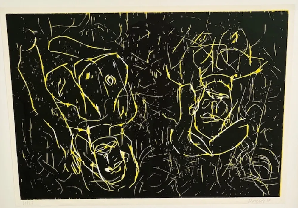 Keine Technische Baselitz - Woman and woman