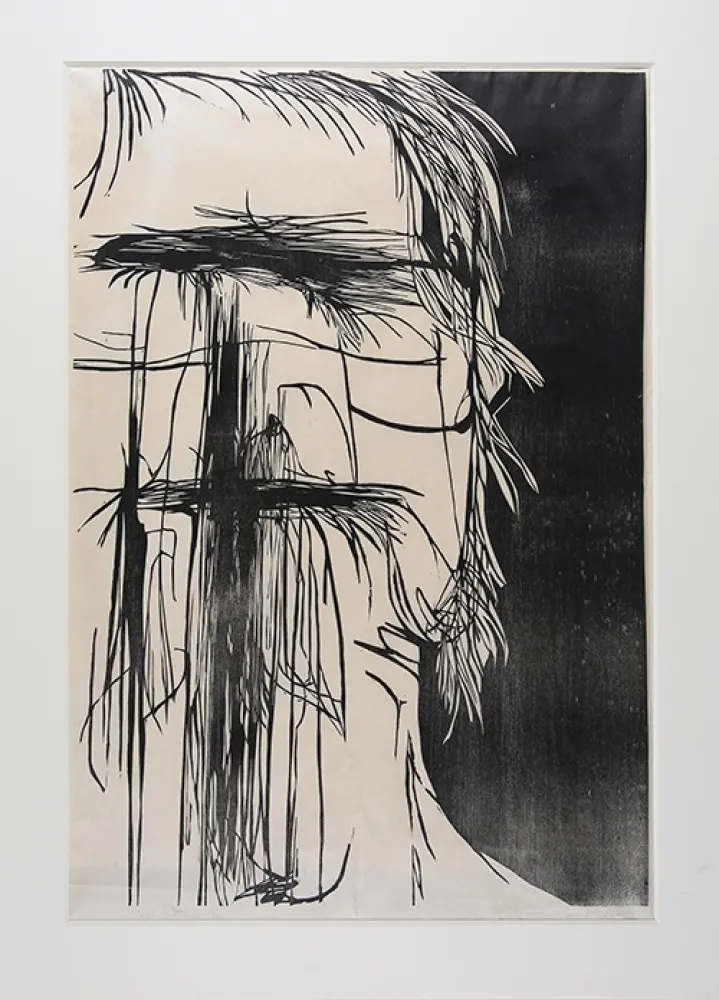 Holzschnitt Baskin - Dead Saint