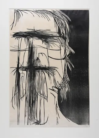 Holzschnitt Baskin - Dead Saint