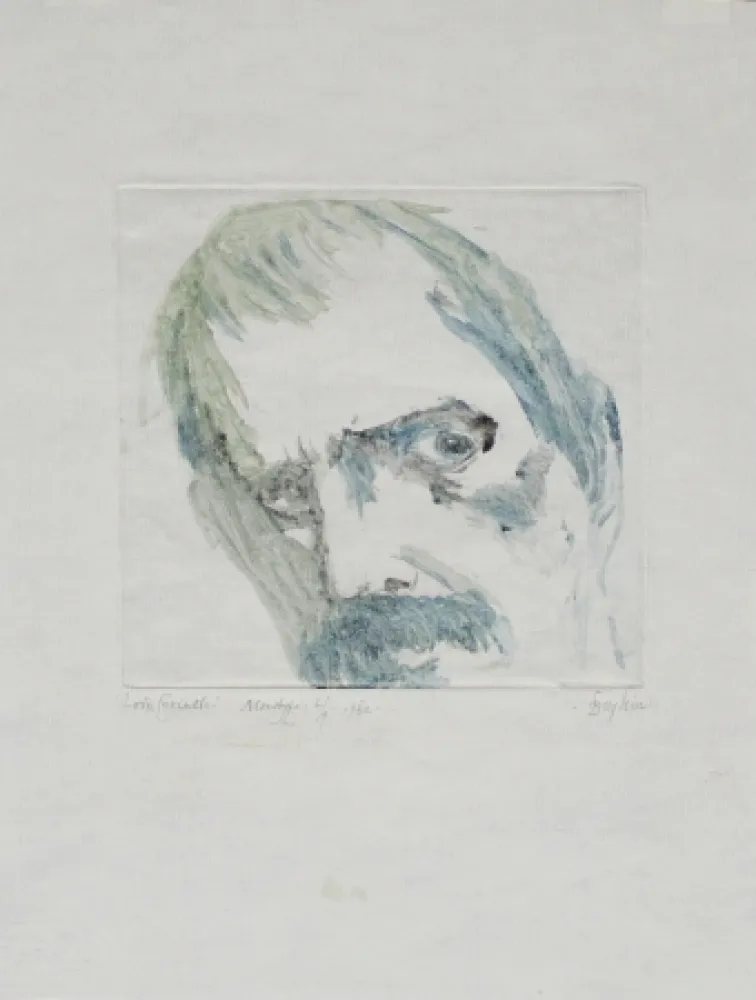 Monotypie Baskin - Lovis Corinth