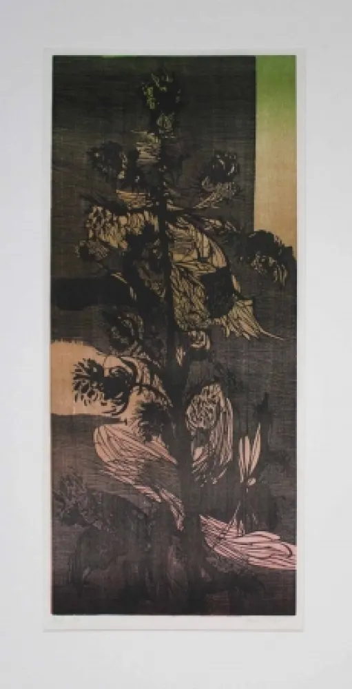 Holzschnitt Baskin - Plant