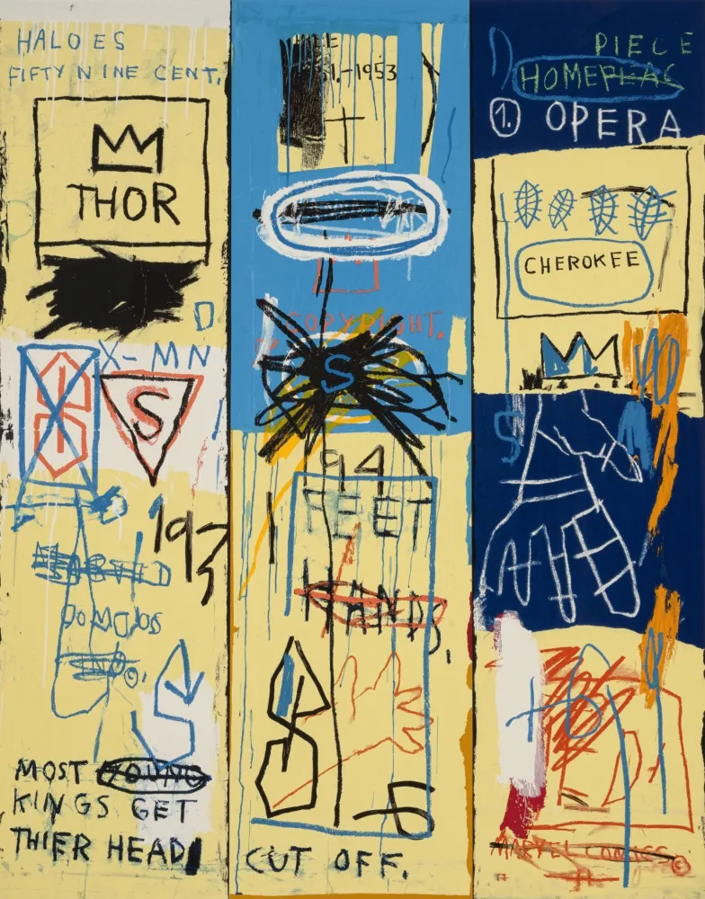 Siebdruck Basquiat - Charles the First