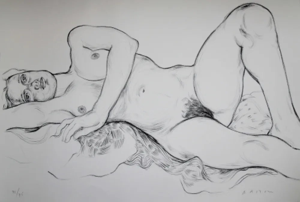 Lithographie Bastow - Nu  Féminin / Female Nude - 5