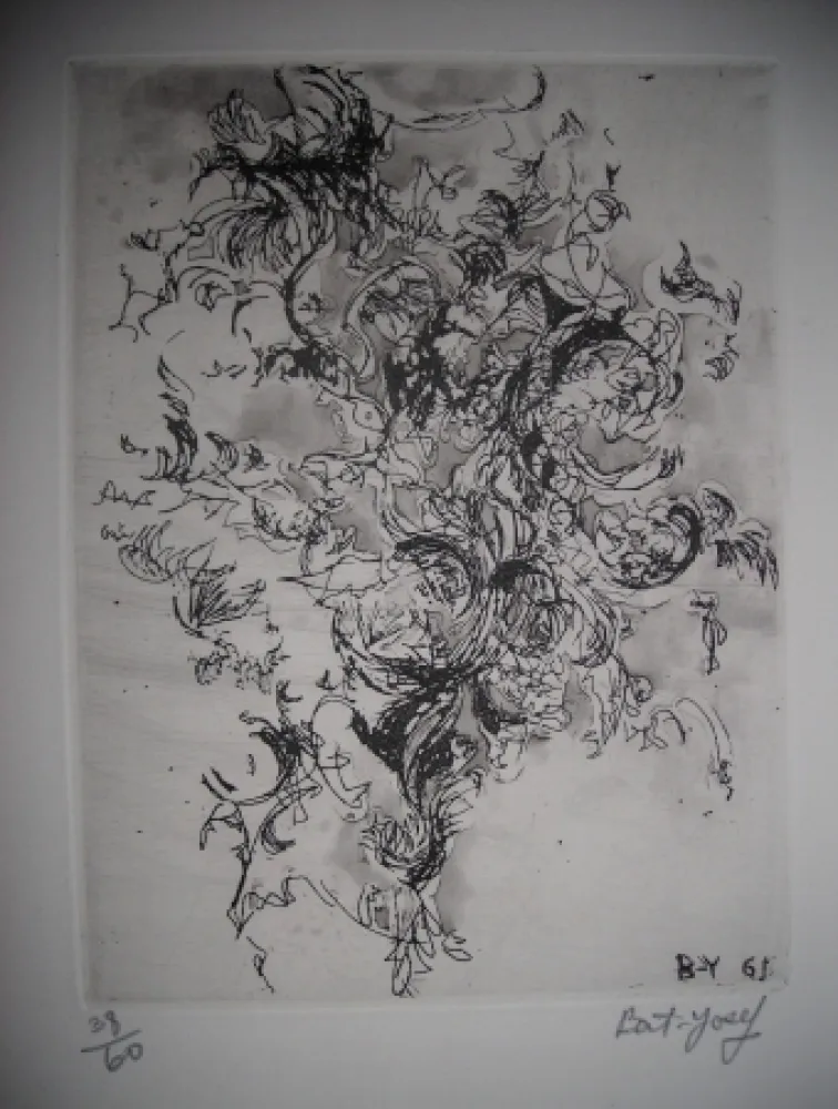 Radierung Bat-Yosef - The international avant garde 2