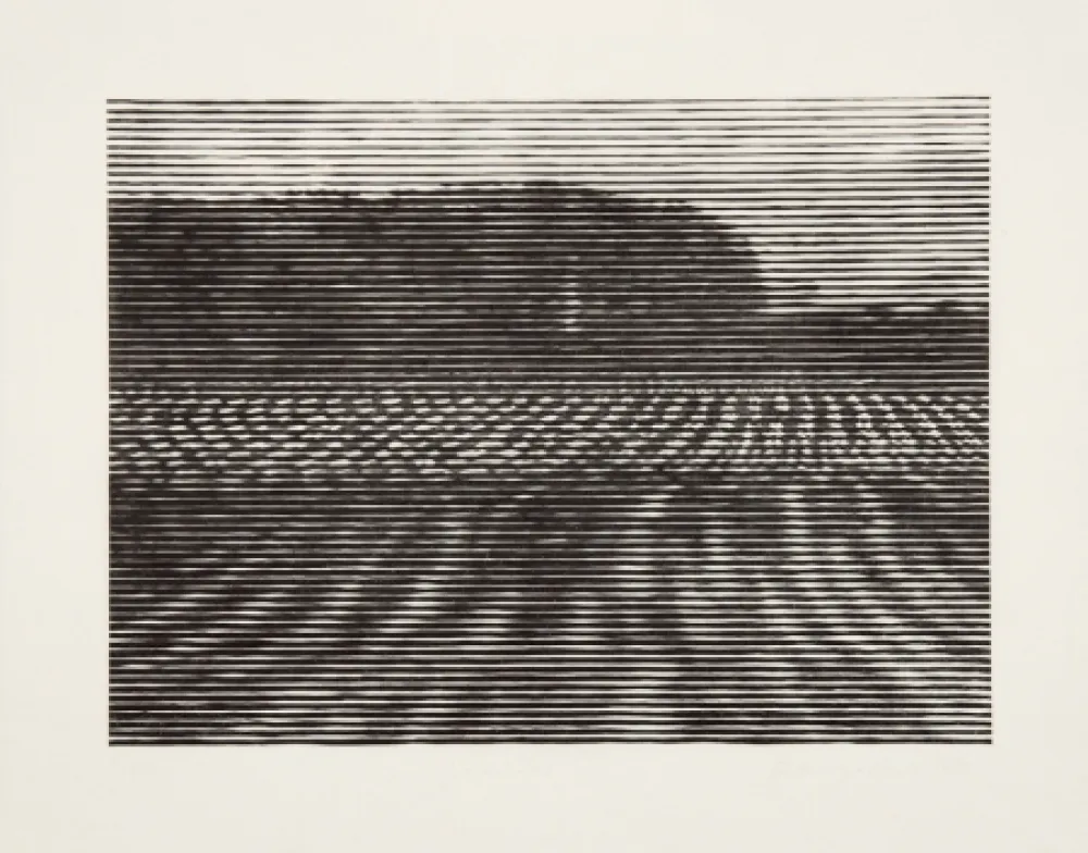 Holzschnitt Baumgartner - Gelände