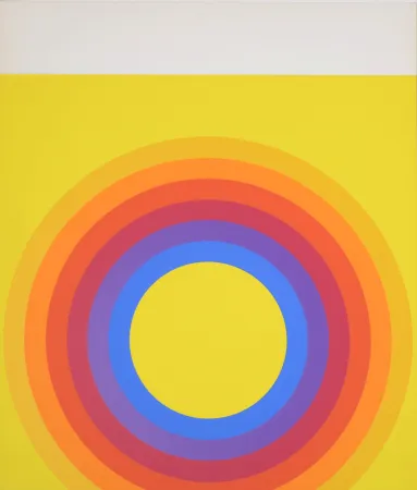 Siebdruck Bayer - Abstract composition, 1971