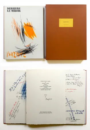 Illustriertes Buch Bazaine - BAZAINE. Derrière le miroir, n° 197.‎ 1972. TIRAGE DE LUXE SIGNÉ.