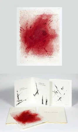 Illustriertes Buch Bazaine - Guillevic. HARPE. 19 gravures originales, une double suite signée et un dessin original signé (1980)