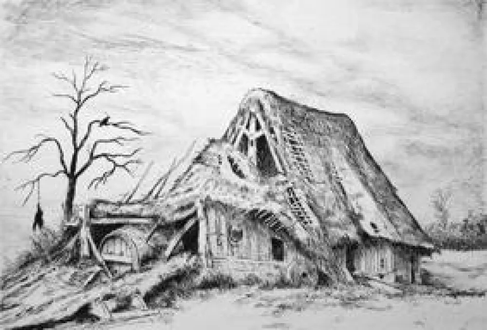 Stich Bazire - Dix paysages gravés a l'eau-forte